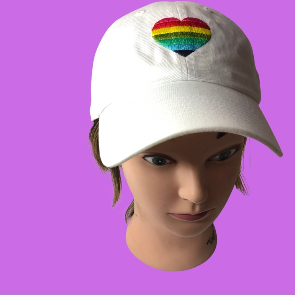 White ball cap